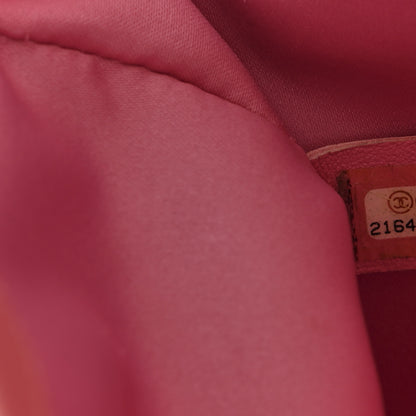 Chanel Lambskin Quilted Medium CC Crossing Flap Pink 7 of 11