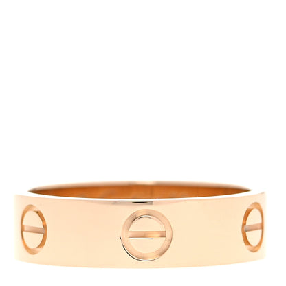 Cartier 18K Yellow Gold 5.5mm LOVE Ring 56 7.5 3 of 5