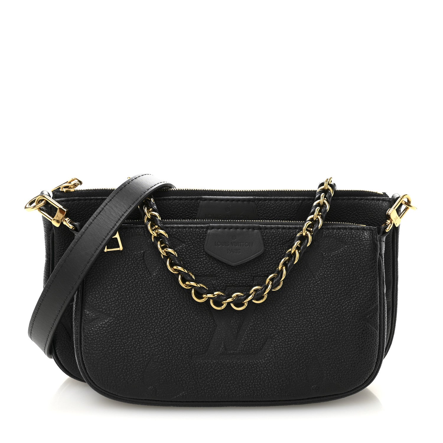 Louis Vuitton Empreinte Monogram Giant Multi Pochette Accessories Black 1 of 10