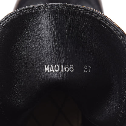 Louis Vuitton Suede Calfskin Monogram Checkpoint Platform Desert Boots 37 Black 12 of 14