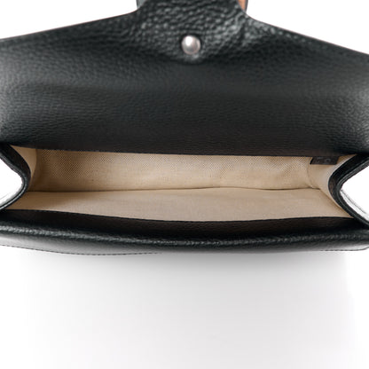 Gucci Dollar Calfskin Enamel Small Dionysus Shoulder Bag Black Electric Blue 5 of 13