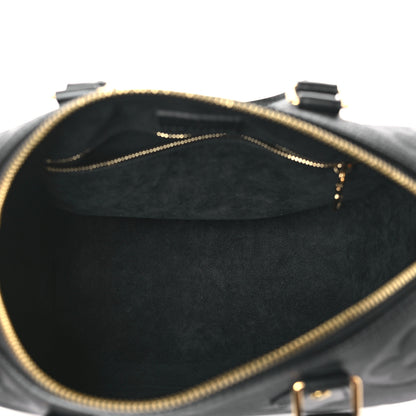 Louis Vuitton Empreinte Monogram Giant Speedy Bandouliere 25 Black 5 of 10