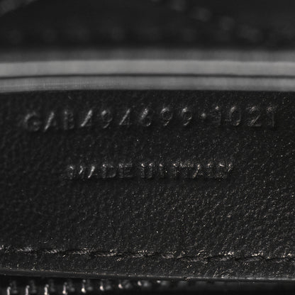 Saint Laurent Calfskin Y Quilted Monogram Monochrome Small Loulou Chain Satchel Black 7 of 10