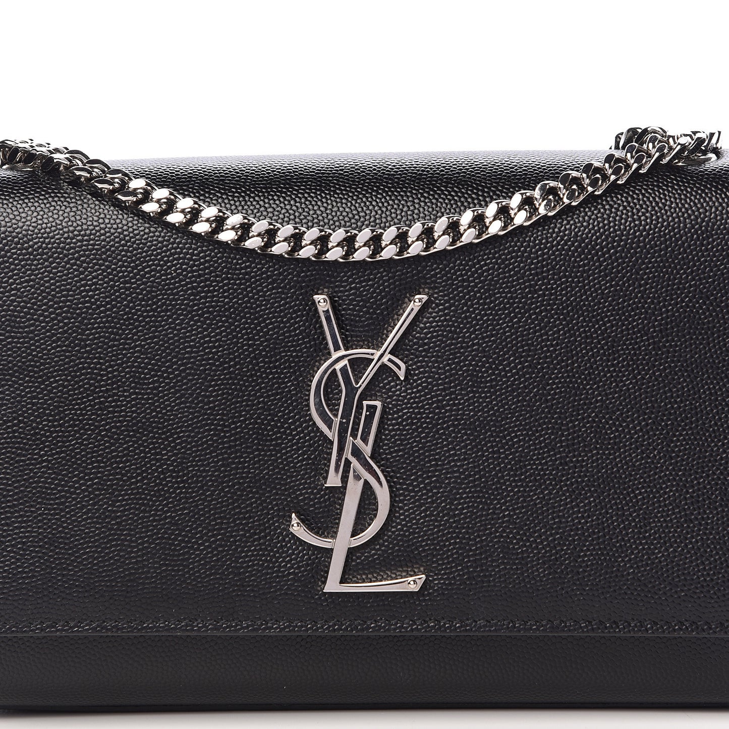 Grain De Poudre Small Monogram Kate Satchel Black