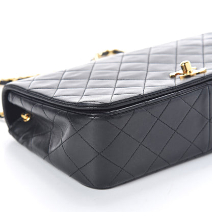 Chanel Lambskin Quilted Small Single Flap Black 10 of 11