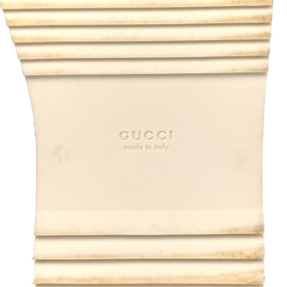Gucci Linen Psychedelic Mini GG Monogram Angelina Platform 55mm Slide Sandals 37.5 Multicolor 6 of 7