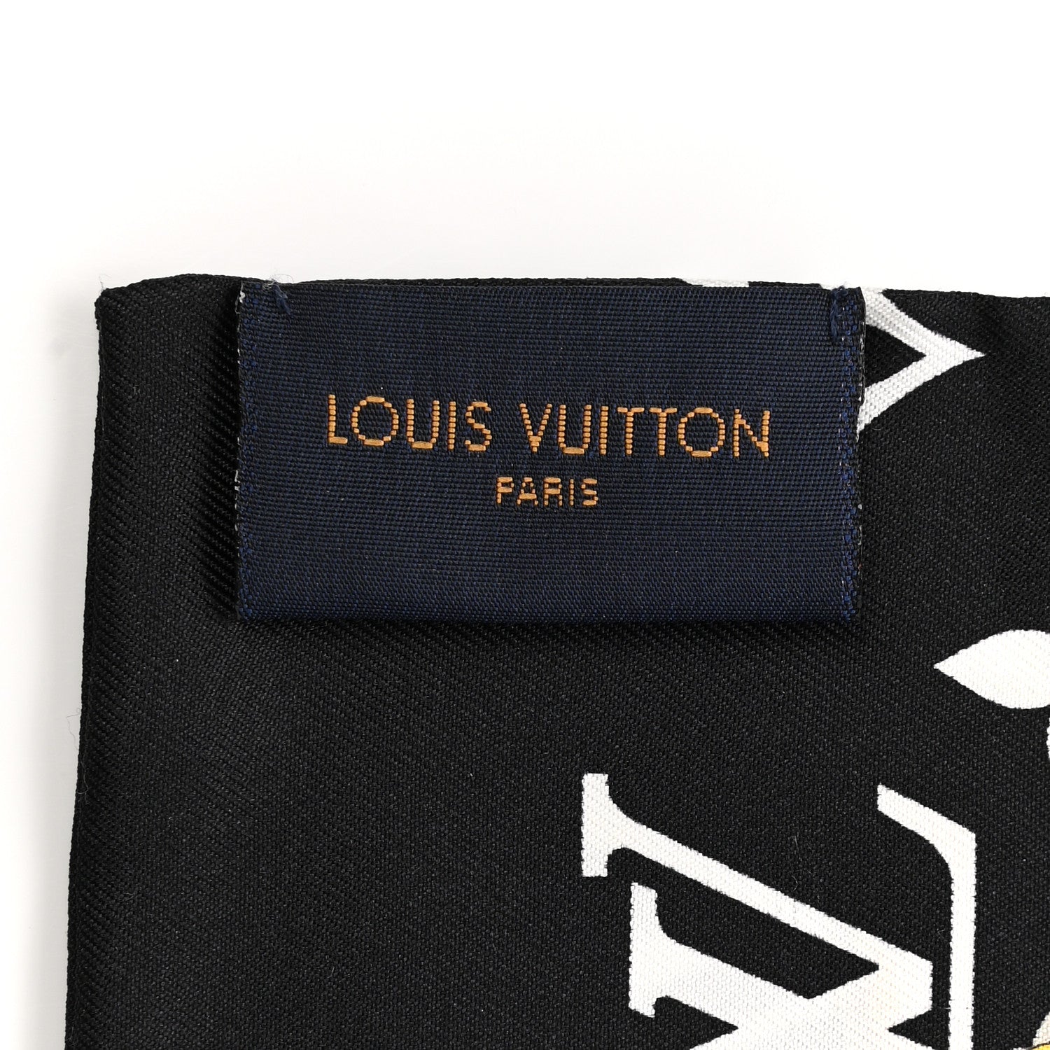 Louis Vuitton Silk Monogram Confidential Bandeau Black 3 of 4