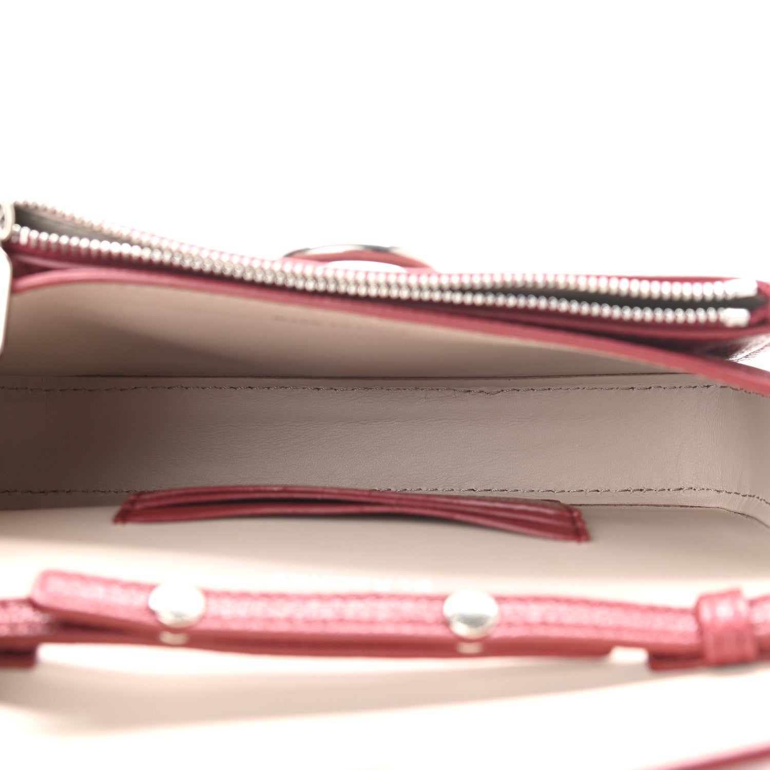 Burberry Hayes Goatskin D-Ring Mini Bag Crimson 5 of 10