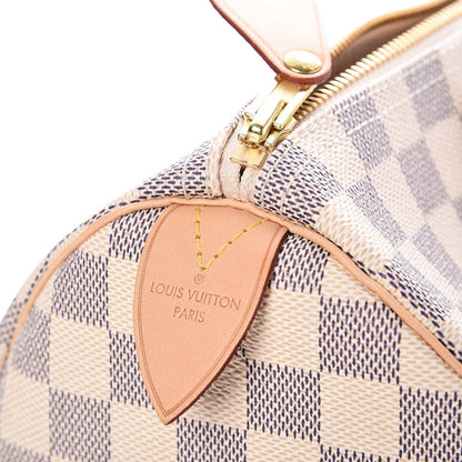 Louis Vuitton Damier Azur Speedy 30 6 of 9