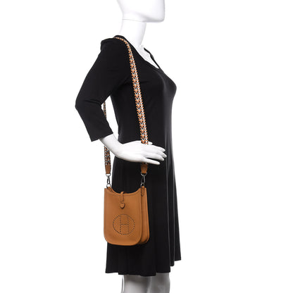 Hermes Taurillon Clemence Allegro Evelyne TPM Sesame 2 of 11