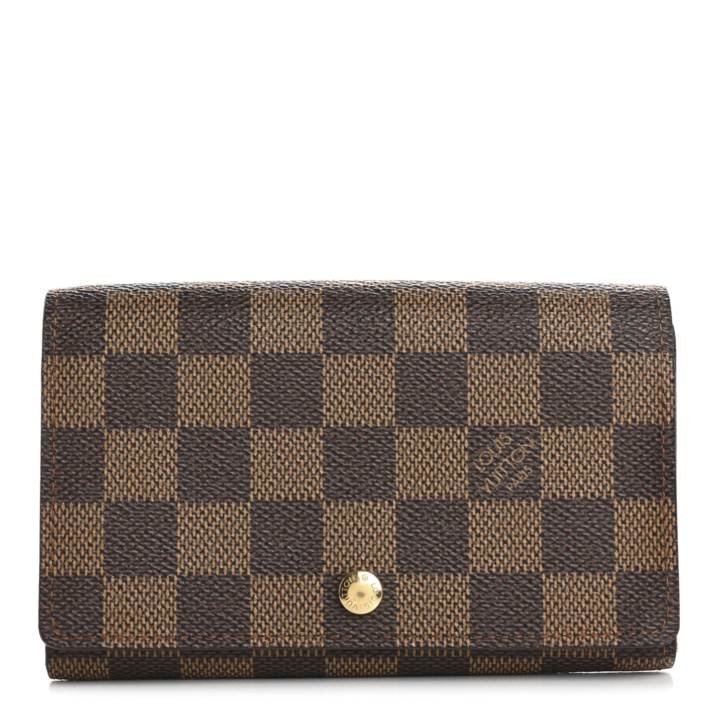Damier Ebene Porte-Monnaie Tresor Wallet