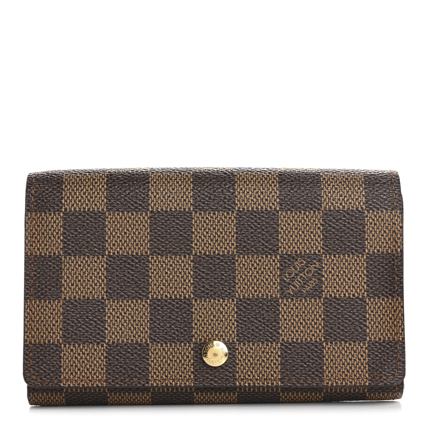 Louis Vuitton Damier Ebene Porte-Monnaie Tresor Wallet 1 of 14