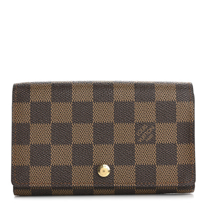 Louis Vuitton Damier Ebene Porte-Monnaie Tresor Wallet 1 of 14