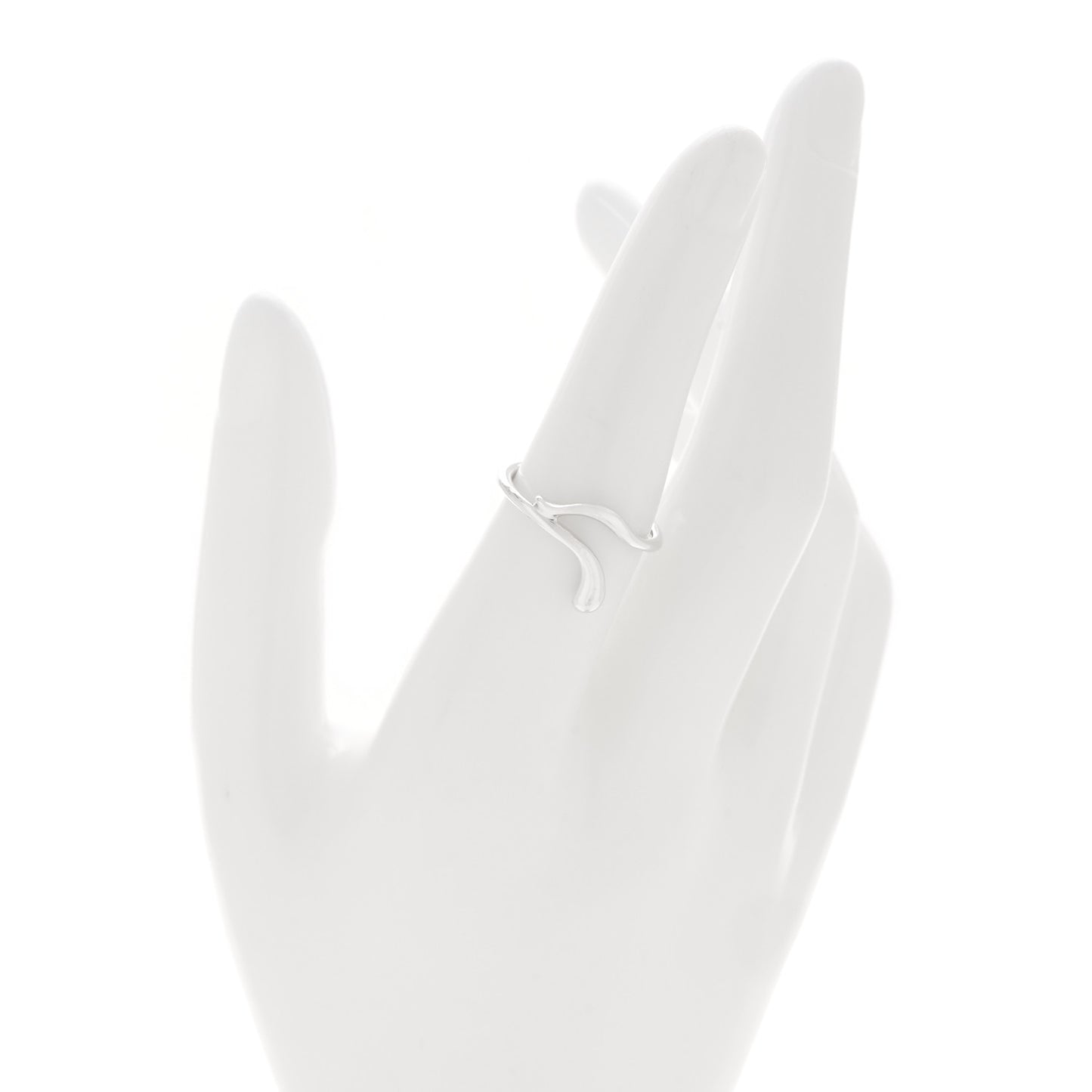 Sterling Silver Elsa Peretti Teardrop Dangle Ring 53 6.25 53/6.25