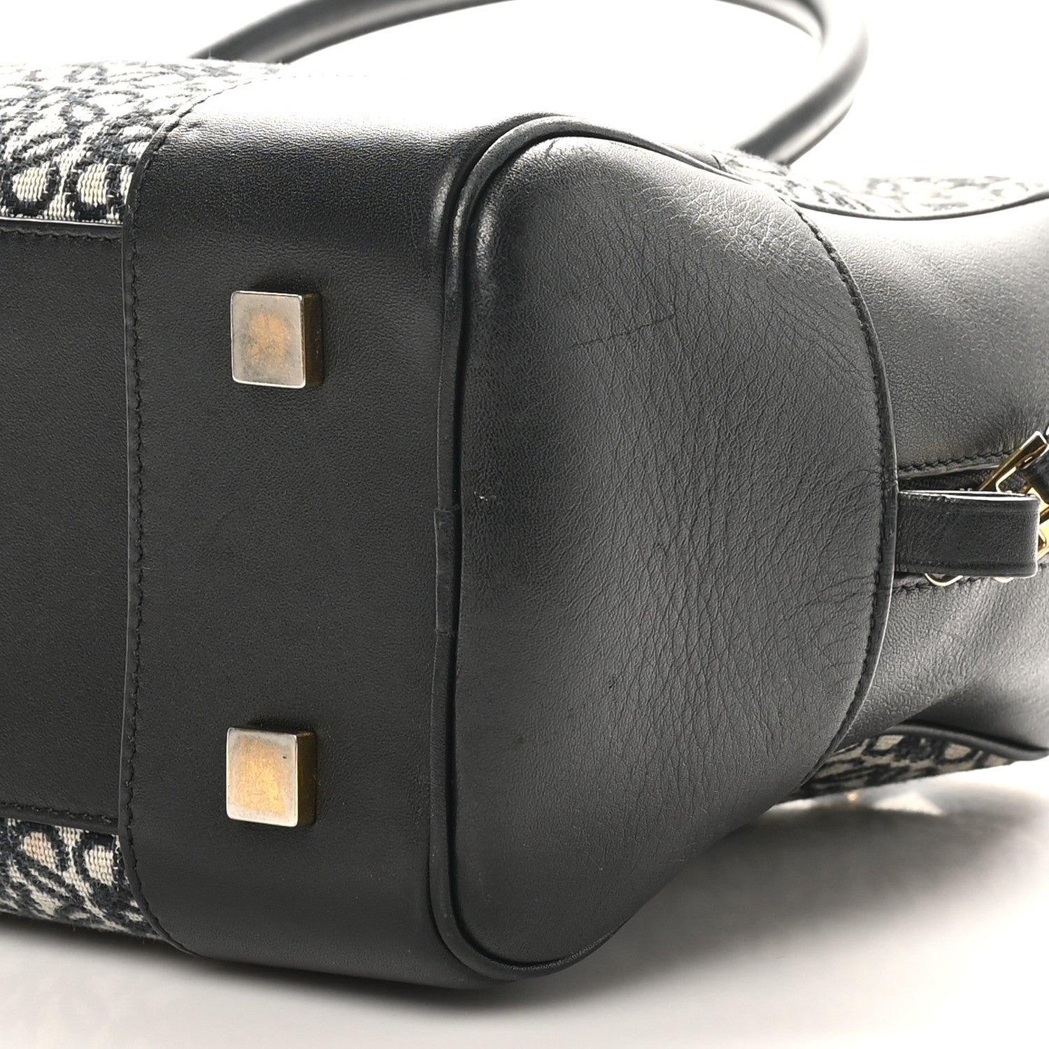 Loewe Jacquard Anagram Calfskin Amazona 28 Black Navy 9 of 10