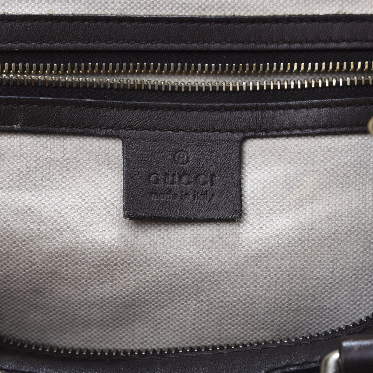 Monogram Vintage Web Medium Boston Dark Brown