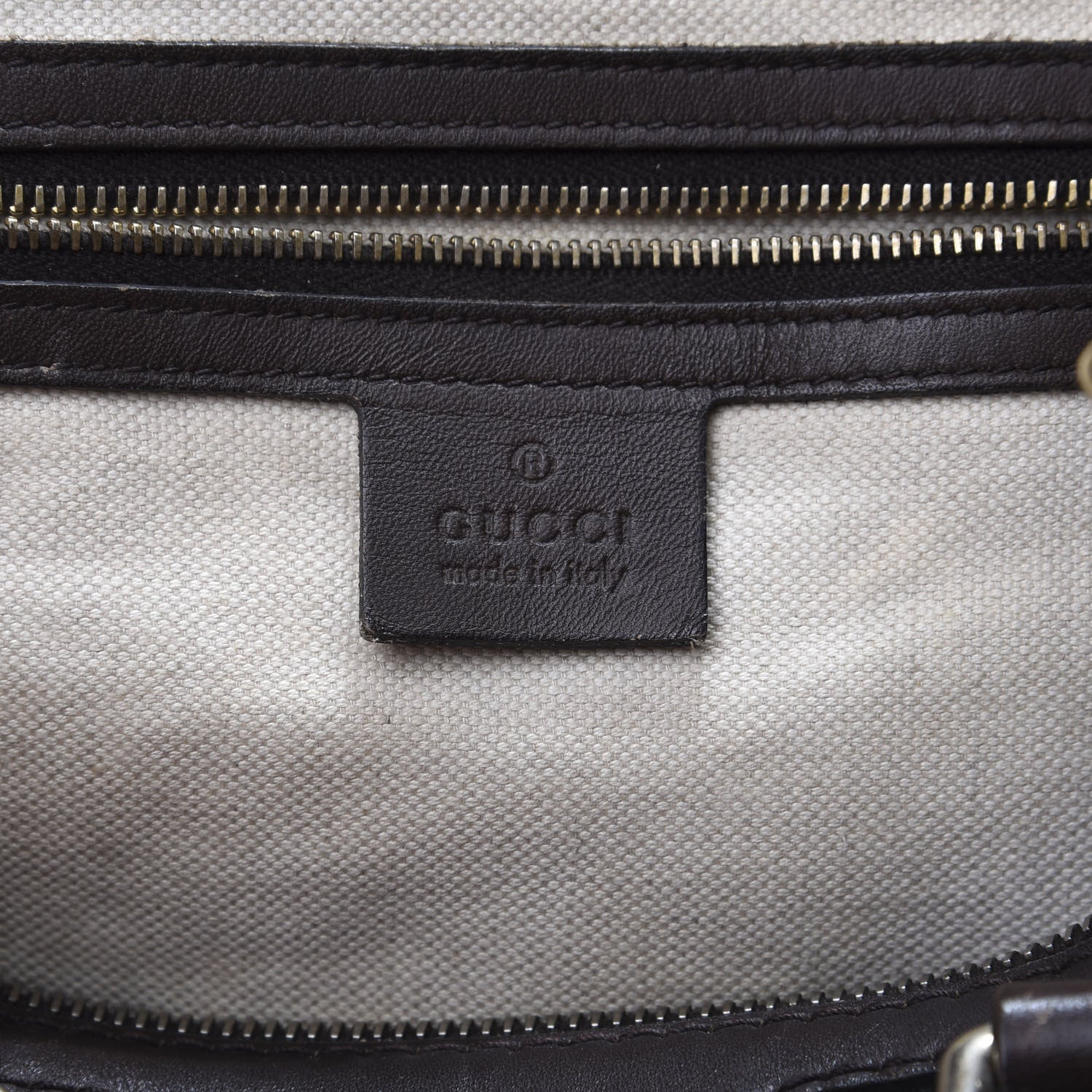 Gucci Monogram Vintage Web Medium Boston Dark Brown 7 of 15