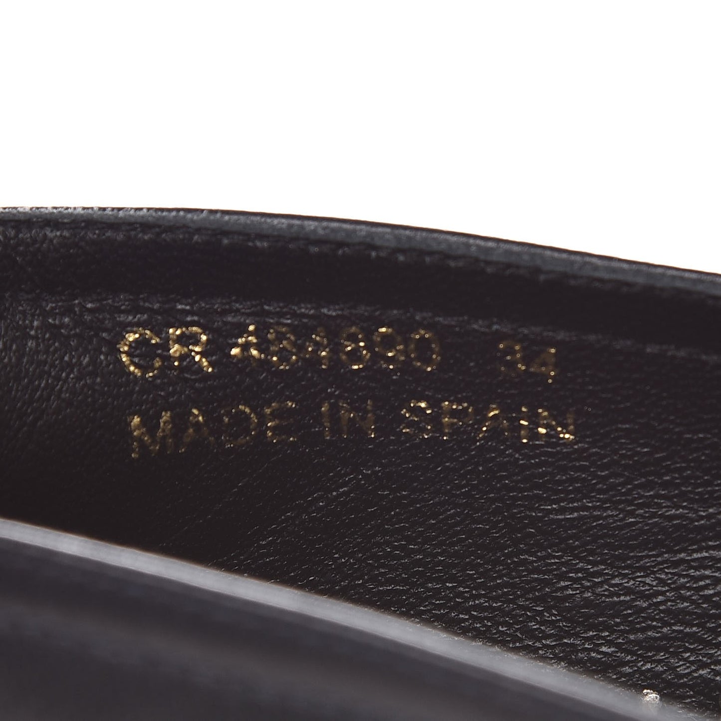 Lambskin Monogram Espadrilles 34 Navy