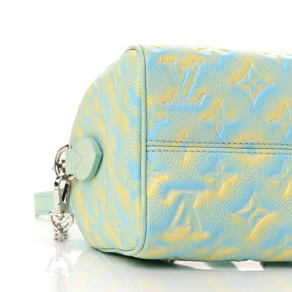 Louis Vuitton Empreinte Monogram Summer Stardust Speedy 20 Water Green 8 of 10