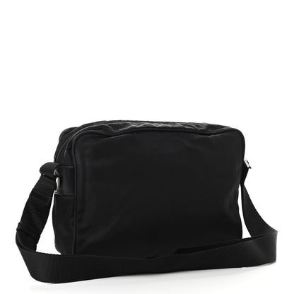 Prada Nylon Tessuto Messenger Bag Black 3 of 9