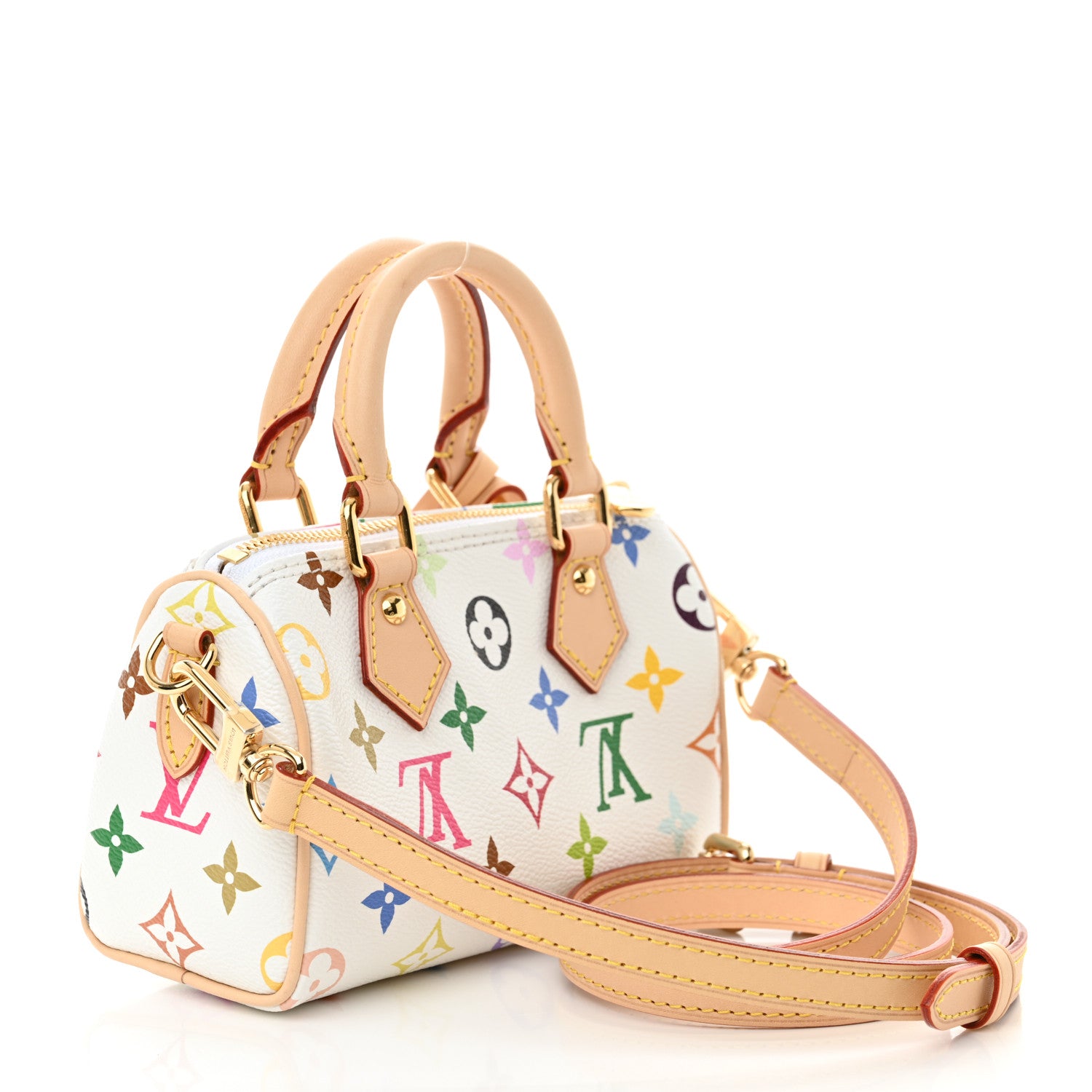 Louis Vuitton LV X TM Monogram Multicolor Nano Speedy White 3 of 11
