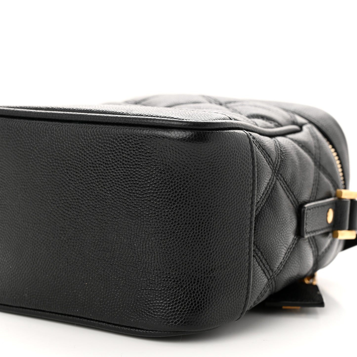 Grain de Poudre Quilted 80's Vanity Bag Black