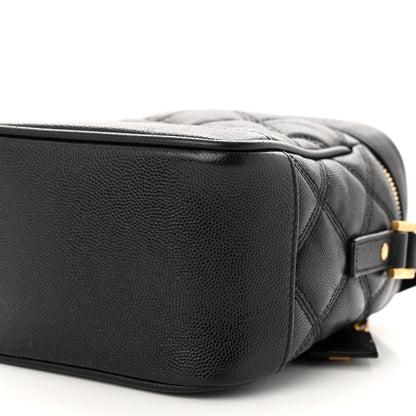 Saint Laurent Grain de Poudre Quilted 80's Vanity Bag Black 10 of 10