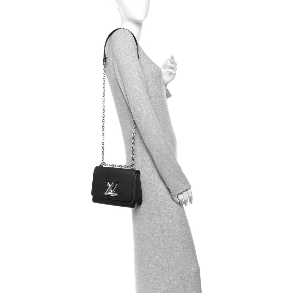 Epi Twist Shoulder Bag PM Black