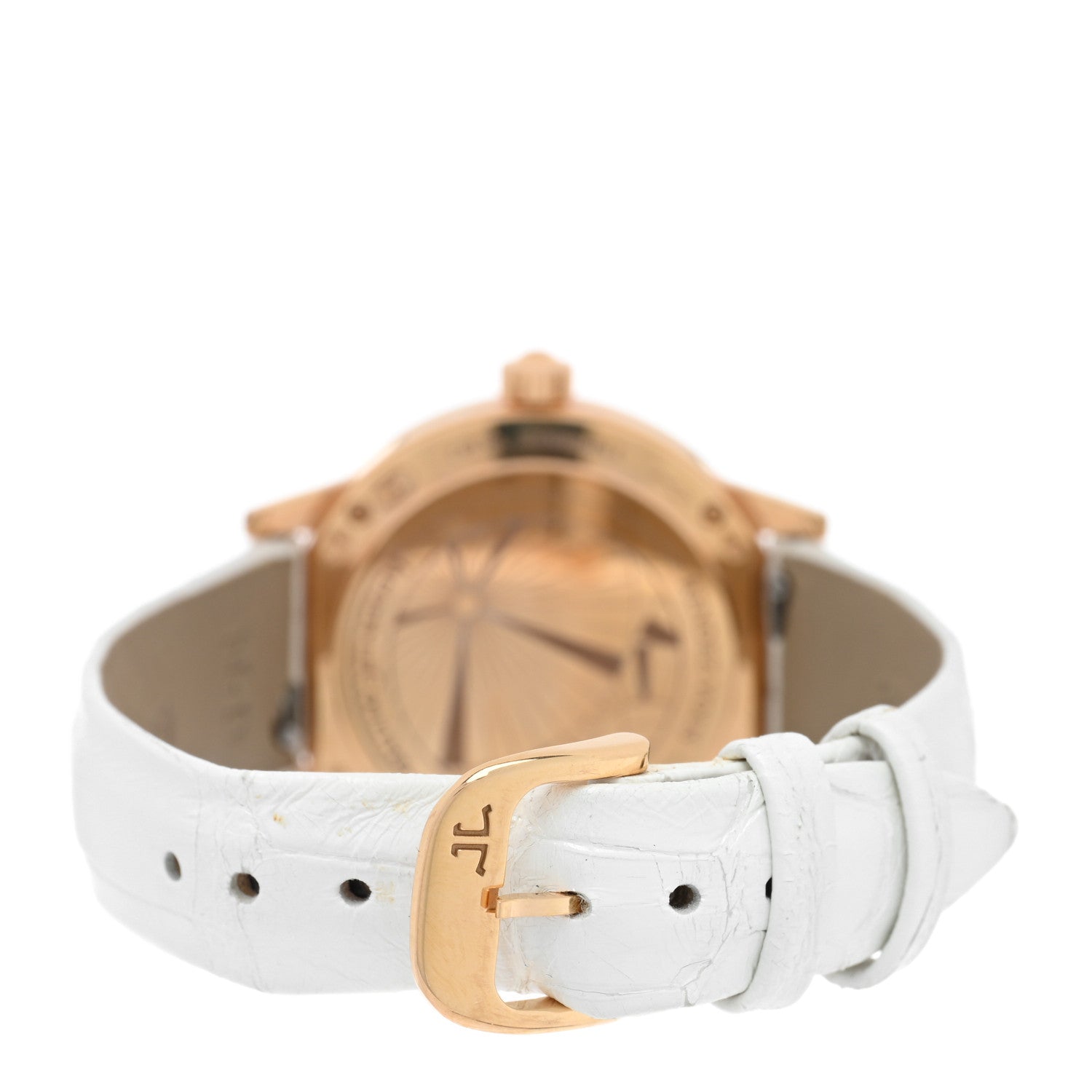 Jaeger-LeCoultre 18K Rose Gold Alligator Diamond Bezel 29mm Rendez-Vous Quartz Watch Q3402530 3 of 6