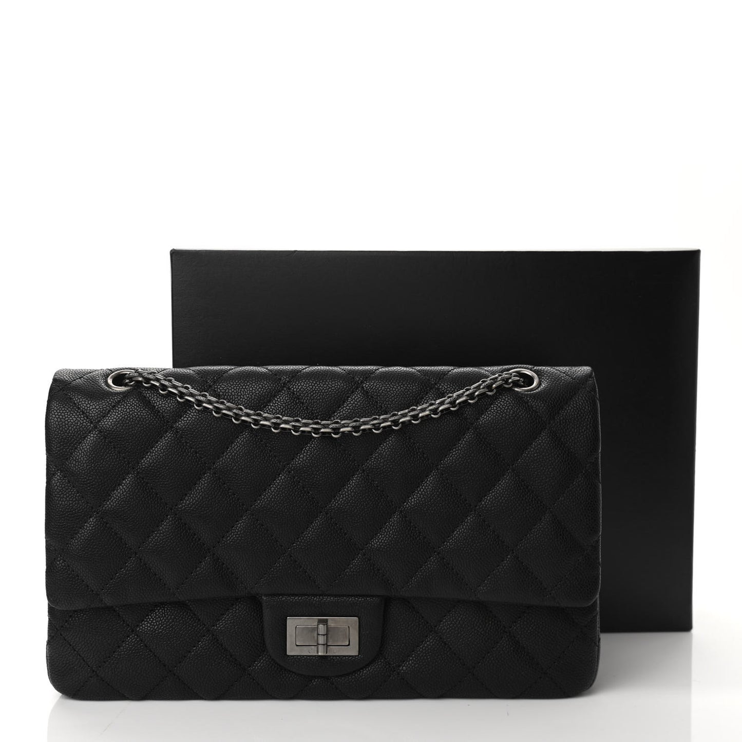 Caviar Quilted 2.55 Reissue 227 Flap Black