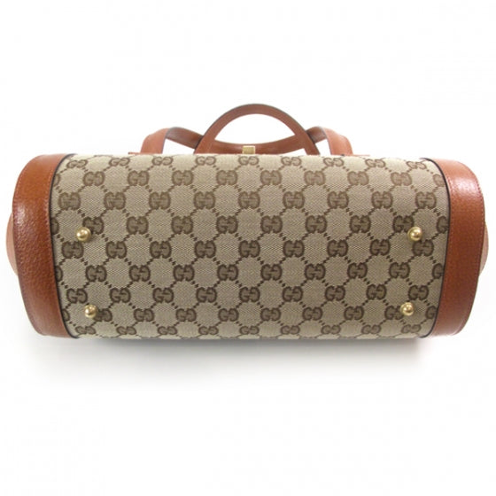 Monogram Bamboo Bullet Satchel