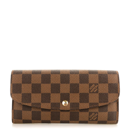 Louis Vuitton Damier Ebene Emilie Wallet 1 of 7