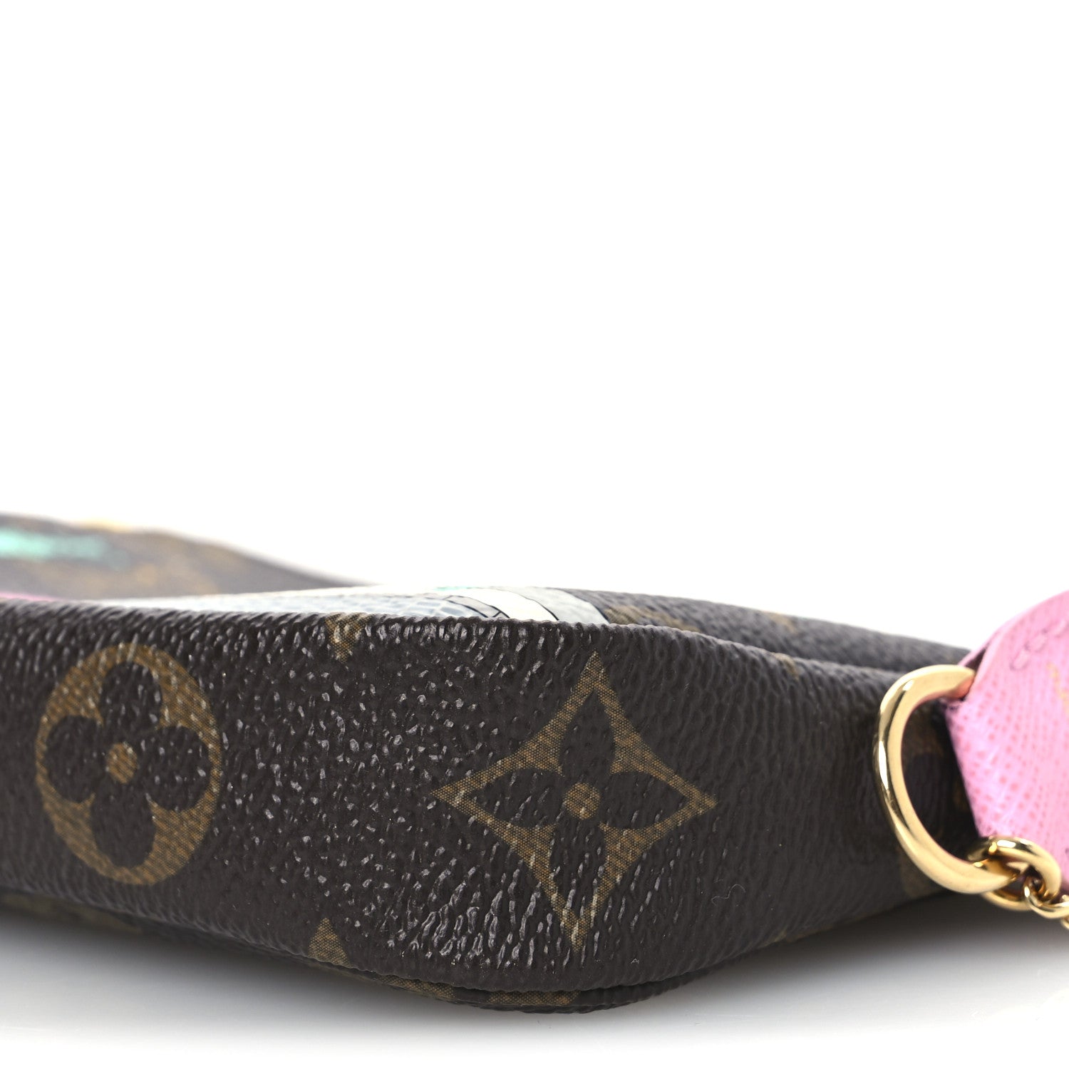 Louis Vuitton Monogram 2022 Christmas Animation Paris Mini Pochette Accessories Pink 10 of 13