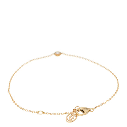Cartier 18K Yellow Gold Diamond XS D'Amour Bracelet 2 of 5