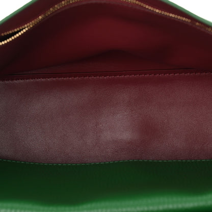 Chanel Grained Calfskin Small Souplissimo Maxi Flap Green 5 of 11