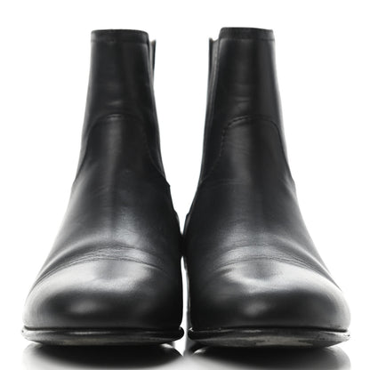 Chanel Calfskin Elastic Short Boots 36.5 Black 2 of 4
