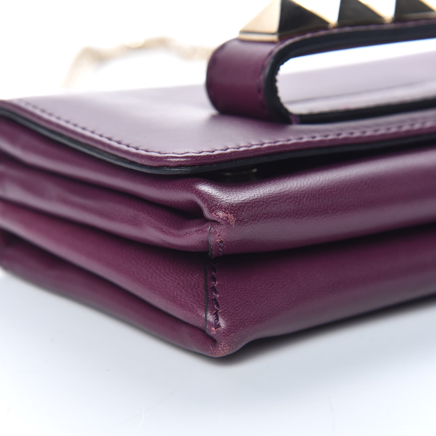 Valentino Garavani Nappa Mini Va Va Voom Shoulder Bag Aubergine 5 of 9