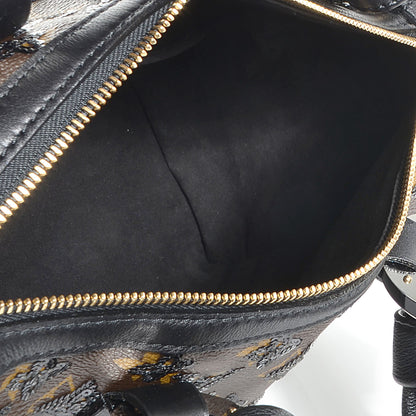 Louis Vuitton Monogram Sequins Eclipse Speedy 28 Black 5 of 7