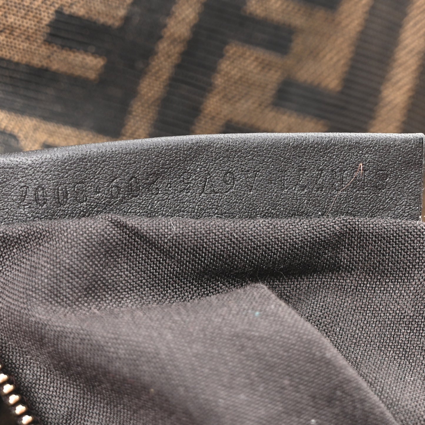 Fabric Jacquard FF 1974 Large Baguette Tobacco Moro Fuxia Fluo