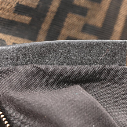 Fendi Fabric Jacquard FF 1974 Large Baguette Tobacco Moro Fuxia Fluo 7 of 10