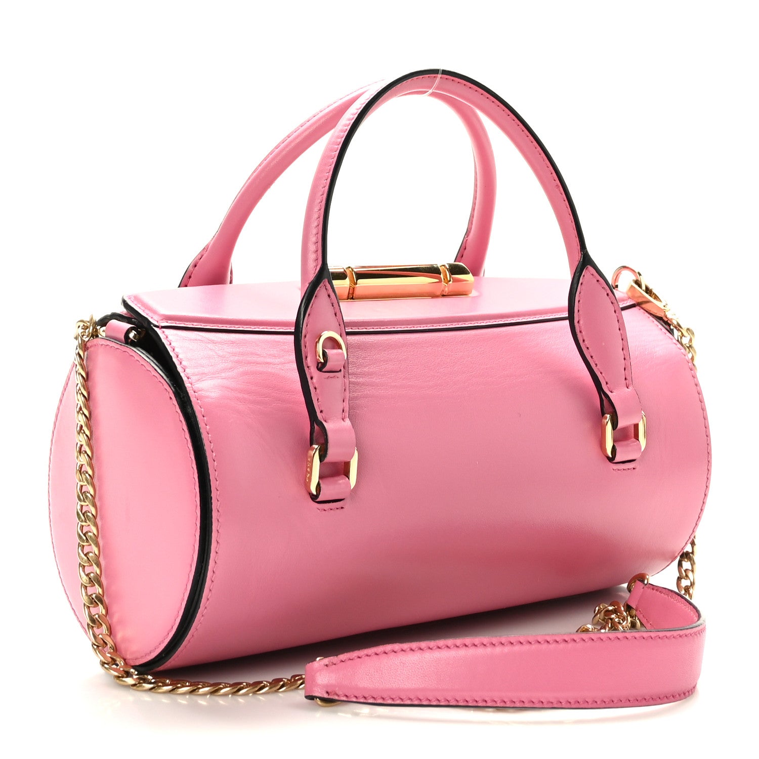 Prada Saffiano Mini Sybille Barrel Bag Begonia 3 of 8