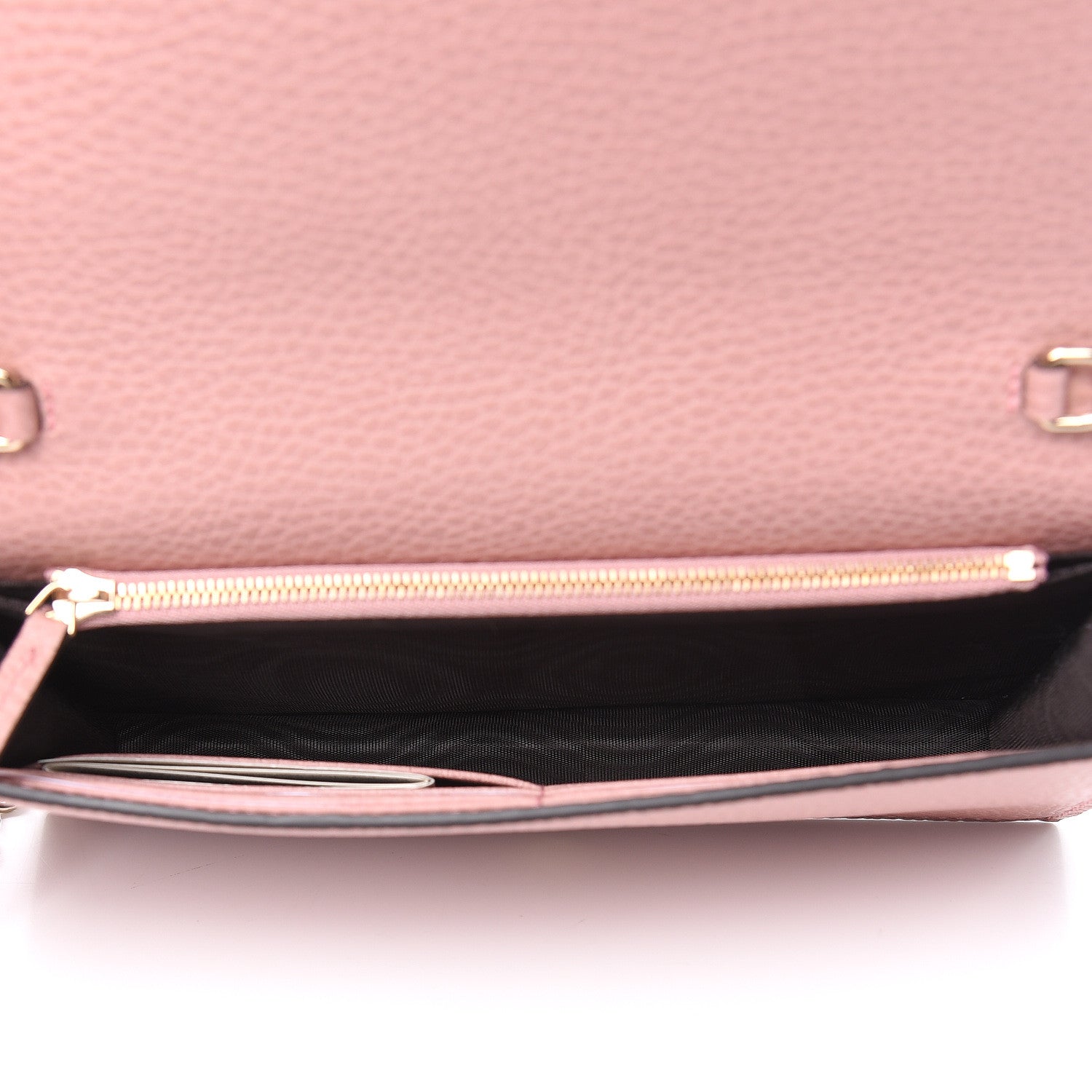 Gucci Dollar Calfskin Medium Betty Chain Wallet Soft Pink 5 of 9