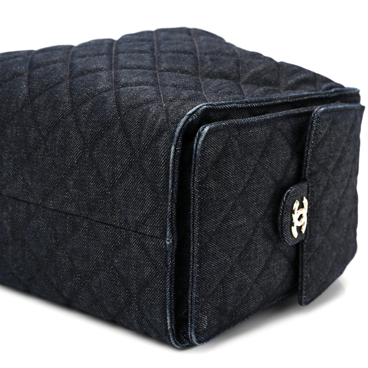 Chanel Denim Quilted Medium Chanel 25 Handbag Dark Blue 11 of 11