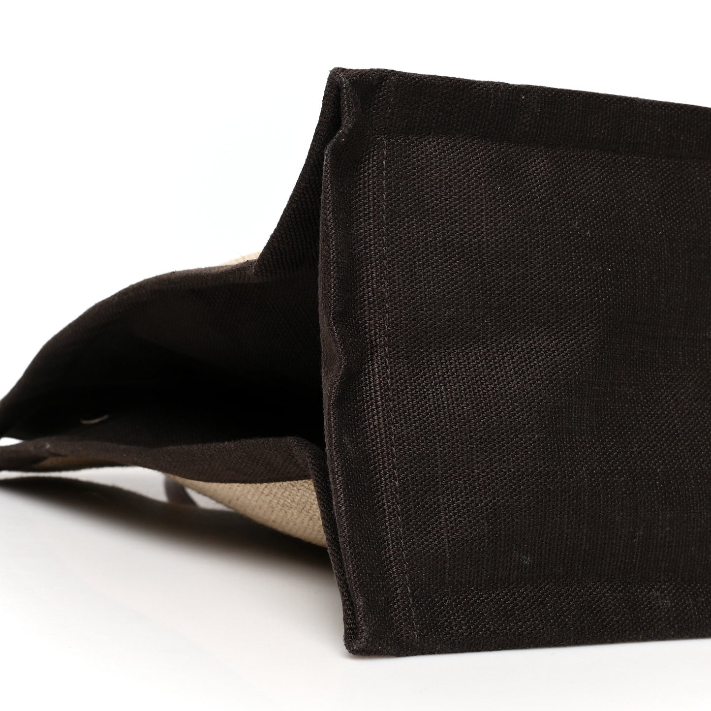 Linen Calfskin Rive Gauche Tote Natural
