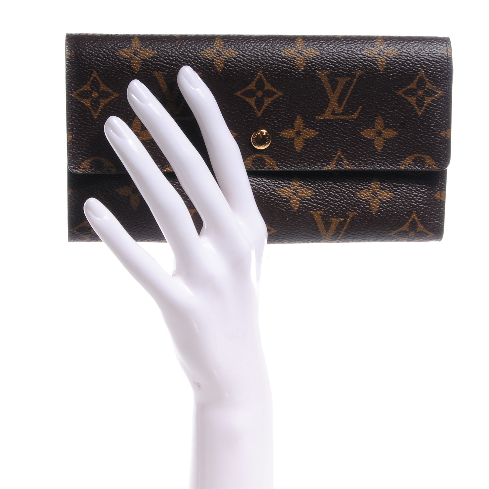 Louis Vuitton Monogram Porte Tresor International Wallet 2 of 8