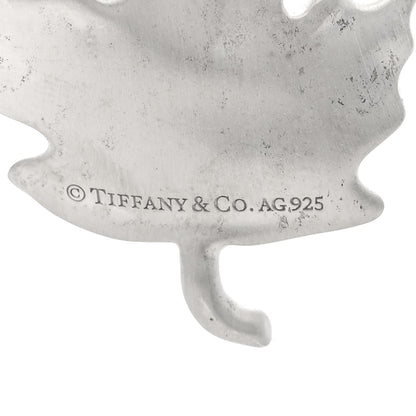 Tiffany Sterling Silver Maple Leaf Charm 3 of 4