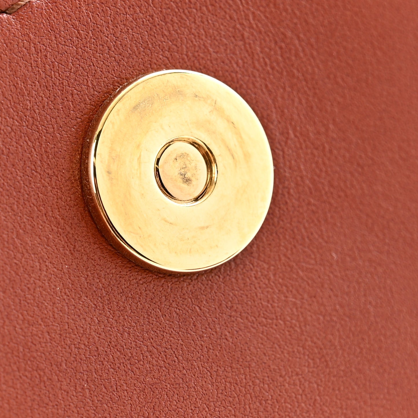 Calfskin Small Tess Bag Sepia Brown