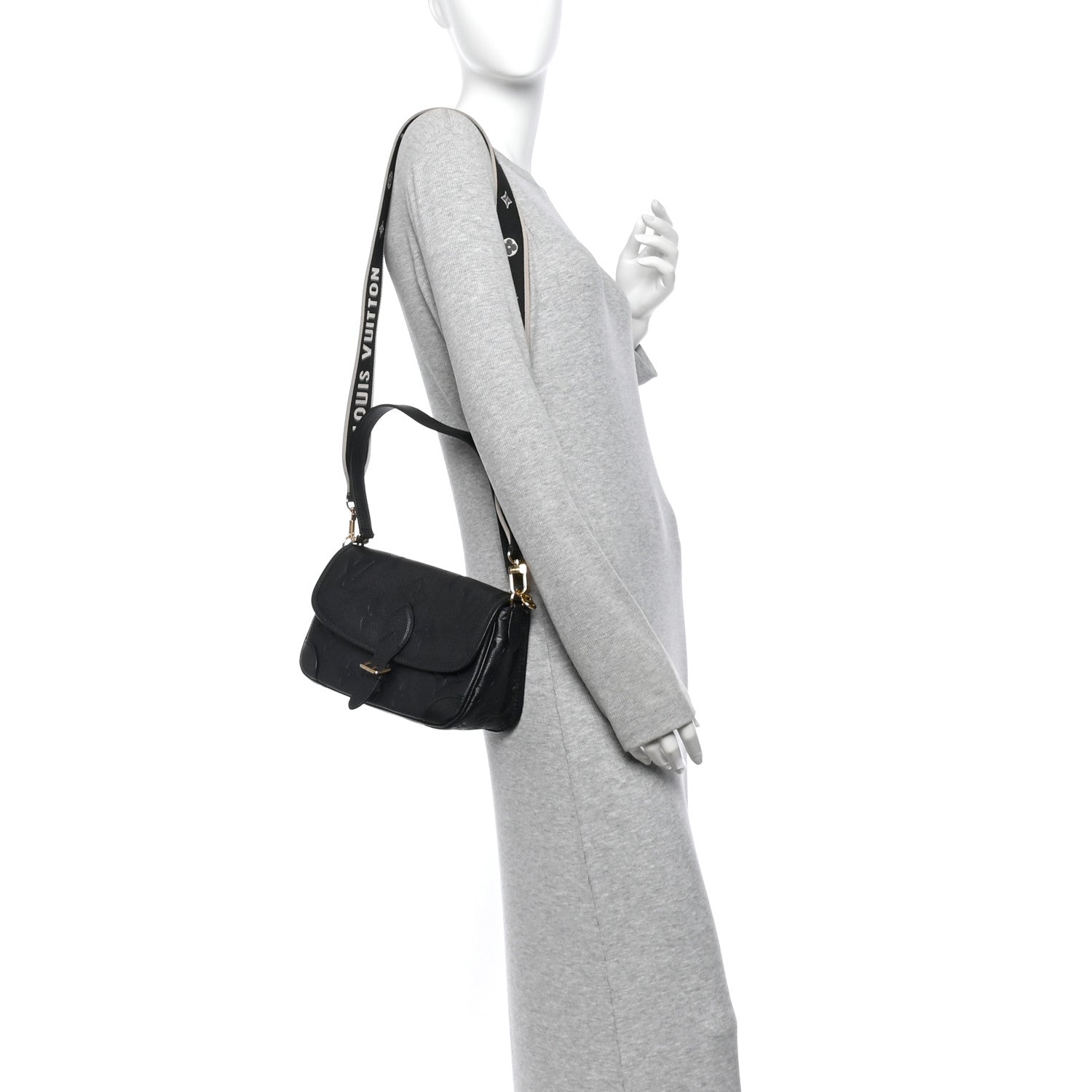 Louis Vuitton Empreinte Monogram Giant Diane Black 2 of 9