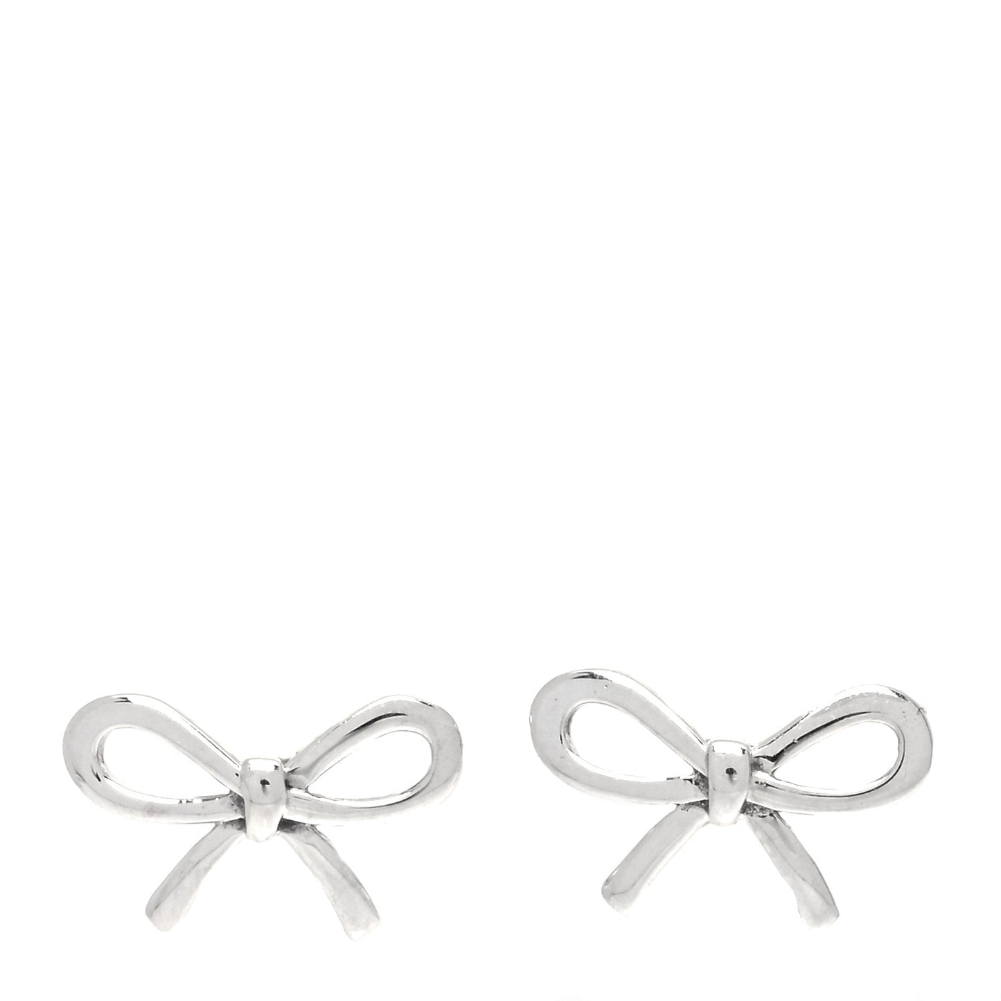 Sterling Silver Bow Earrings