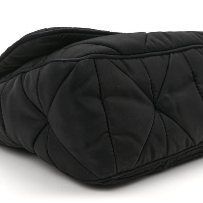 Prada Re-Nylon Quilted Padded Flap Shoulder Bag Black 7 of 8